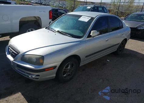 2004 Hyundai Elantra Gls/Gt from USA, damaged, VIN KMHDN46D54U783394